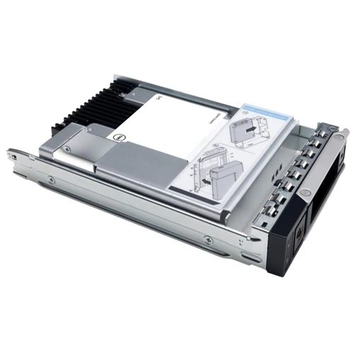 Dell 480GB SSD SATA 6Gbps Read Intensive 512e 2.5in с 3.5in HYB носител, 1DWPD, CK - Съвместим с R360, R660, R660XS, R760, R760XS и 14,15,16 Gen Hot Plug 3.5 сървъри