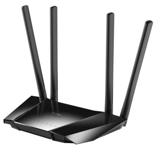 Cudy LT400 Wi-Fi 4G LTE Cat4 рутер N300, 300Mbps Wi-Fi, 4 10/100M RJ45 порта, слот за Nano SIM