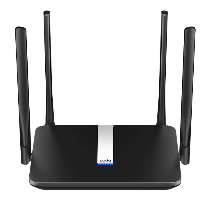 Cudy LT500 Wi-Fi Mesh 4G LTE Cat4 Router AC1200, 1200Mbps Wi-Fi, вграден 4G LTE модем, 300Mbps на 2.4GHz + 867Mbps на 5GHz, 4 10/100M RJ45 порта, слот за Nano SIM