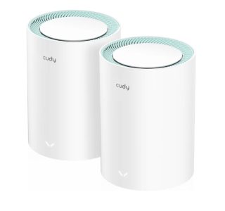 Cudy M1300 (2-Pack) AC1200 Wi-Fi Gigabit Mesh Solution 867Mbps at 5GHz + 300Mbps at 2.4GHz