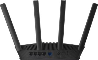 Asus безжичен рутер RT-BE55, BE3600, WiFi 7 AiMesh разширяем рутер, 4K-QAM, MLO, 2.5G WAN порт, четири 1G порта, мрежова сигурност от търговски клас, родителски контрол, IoT мрежа, детска мрежа, VPN мрежа, черен