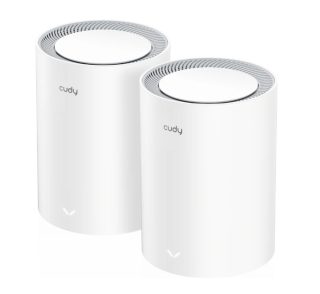 Cudy M3000 (2-Pack) AX3000 Wi-Fi 6 Mesh Dual-Band 2402Mbps at 5GHz + 574Mbps at 2.4GHz