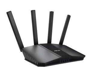 Asus RT-BE59, двубандов WiFi 7 (802.11be) Smart AiMesh разширяем рутер, 5000 Mbps, 2.5G WAN и LAN порт, до 3 SSID за IoT устройства, родителски контрол и VPN, разширена мрежова сигурност