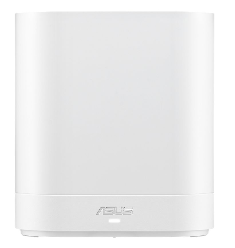 Asus Business Mesh WiFi система, ExpertWiFi EBM68 1PK, AX7800, Tri-Band, Quad-Core 1.7GHz CPU, 256MB/1GB Flash/RAM, 2.5G порт, OFDMA, Beamforming, 8 SSID, персонализиран гост портал, търговска мрежова сигурност и VPN, стенен монтаж, бял
