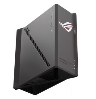 Asus Gaming Wireless Router ROG Strix GS-BE18000, Tri-Band, 320MHz bandwidth & 4096-QAM, Quad-Core 2.6GHz CPU, 256MB/2GB Flash/RAM, 8 x 2.5G port, AiProtection Pro, open NAT, VPN Fusion, 8 x SSIDs, IPTV, MU-MIMO, Beamforming, RGB, AiMesh