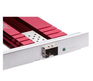Asus PCIe адаптер, XG-C100F, 10GBase-T PCIe SFP+ порт за оптична трансмисия и DAC кабел, вградена QoS технология