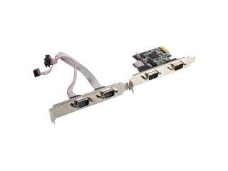 Lanberg разширителна карта PCI-express 4x com + нисък профил скоба