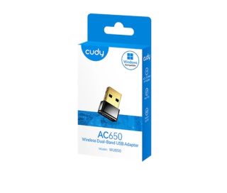 Cudy WU650 Wi-Fi Mini USB адаптер AC650 650Mbps