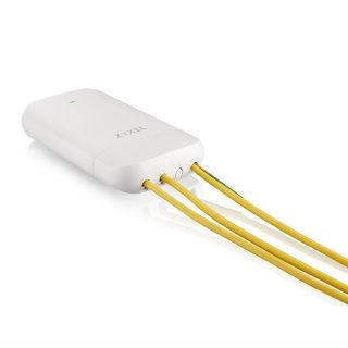ZyXEL PoE12-3PD, 4 x 1Gb порт PoE удължител. 45W PoE бюджет, IP55 (външен)
