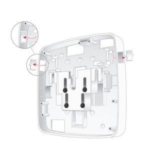 HPE Aruba Networking AP-220-MNT-W3 Комплект за монтаж на равна повърхност, нисък профил, голям вътрешен AP