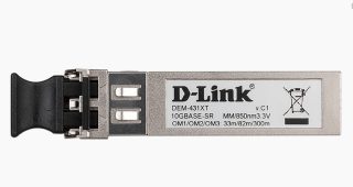 D-Link 10GBase-SR SFP+ трансивър, 80/300m