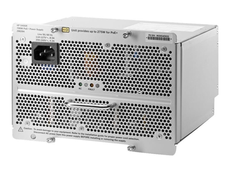 HPE Aruba Networking 5400R 700W PoE+ zl2 захранващ модул