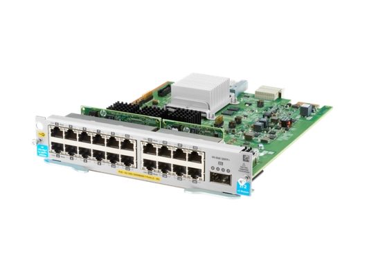 HPE Aruba Networking 20-портов 10/100/1000BASE-T PoE+ MACsec / 1-портов 40GbE QSFP+ v3 zl2 модул