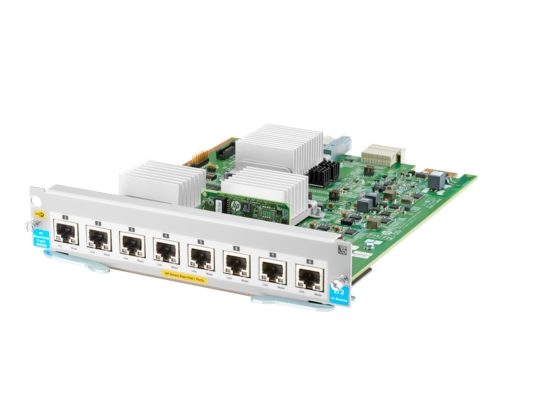 HPE Aruba Networking 8-port 1/2.5/5/10GBASE-T PoE+ MACsec v3 zl2 Module