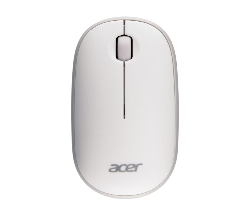 Мишка Acer Wireless Bubble Mouse, AMR100, Бяла, retail pack