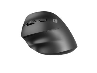Natec Vertical Mouse Crake 2 Bluetooth 5.2 + 2.4GHz Black 2400dpi, Left Handed
