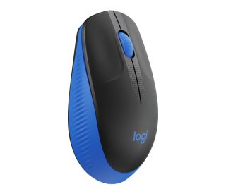 Logitech M190 Full-size безжична мишка - Синьо - 2.4GHz - EMEA
