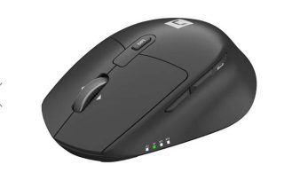 Natec Mouse Kite Wireless 4000DPI Optical Silent tilt wheel, Black