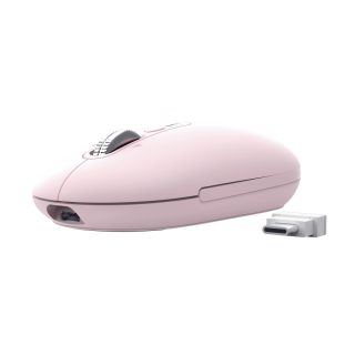 TRUST Seron Slim Multi-Wireless Hyperscroll Mouse Pink