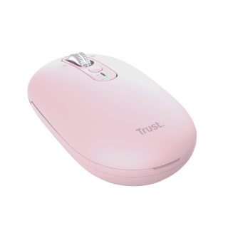 TRUST Seron Slim Multi-Wireless Hyperscroll Mouse Pink