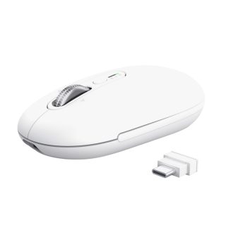 TRUST Seron Slim Multi-Wireless Hyperscroll Mouse White