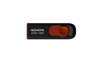 Adata 64GB C008 USB 2.0 флаш памет Черен