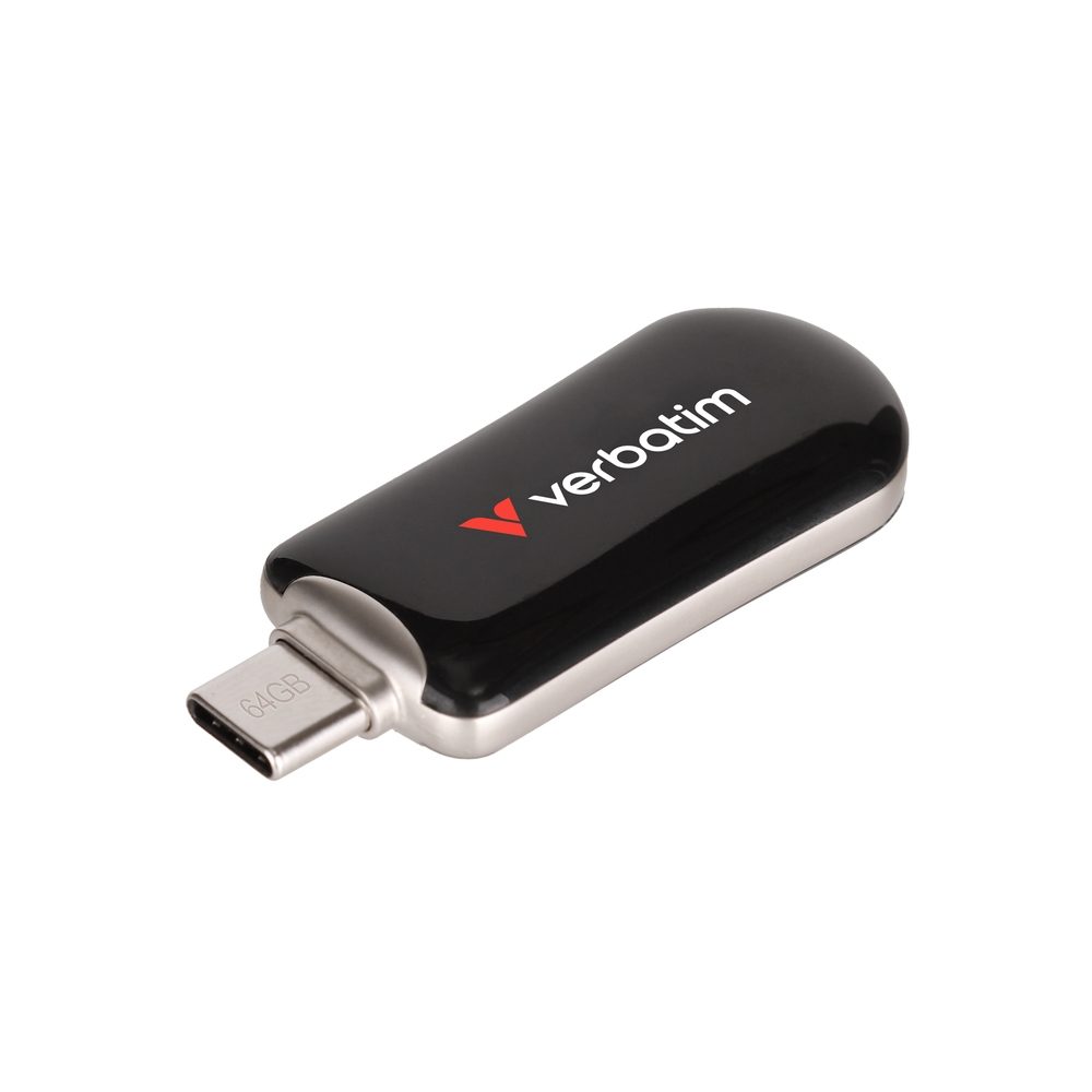 Verbatim Plectra USB-C флаш памет Черна 64GB