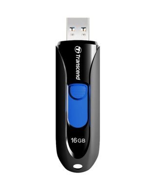 Transcend 16GB, USB3.1, Pen Drive, Capless, Black