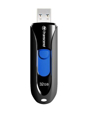 Transcend 32GB USB 3.1 флаш памет, без капаче, черна