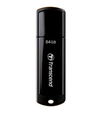 Transcend 64GB, USB3.1, USB флашка, Classic, черен