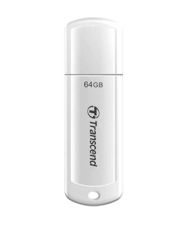 Transcend 64GB, USB 3.1, USB флашка, Classic, Бяла