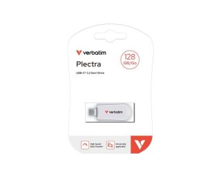 Verbatim Plectra USB-C флаш памет Бяла 128GB