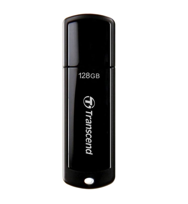 Transcend 128GB USB 3.1 флаш памет, Classic, черен