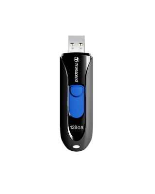 Transcend 128GB USB 3.1 Capless USB памет, черна