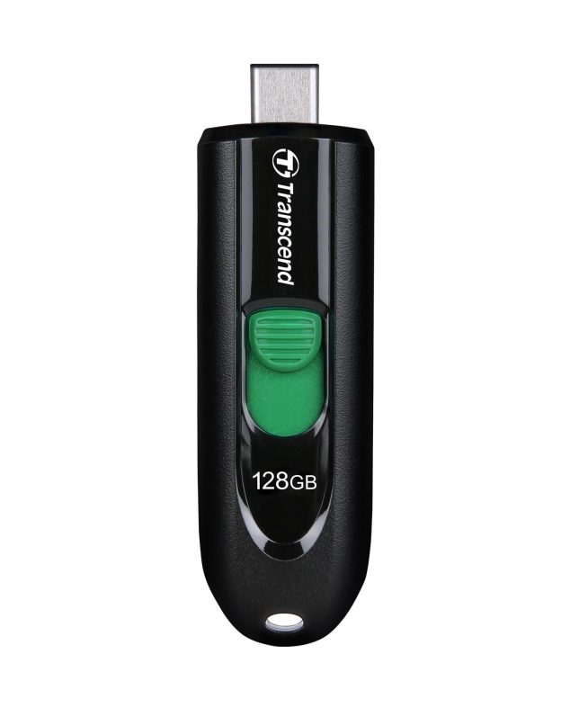 Transcend 128GB USB 3.2 Pen Drive Type-C Capless Black