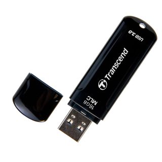 Transcend 16GB JETFLASH 750 USB 3.0 флаш памет, Черен