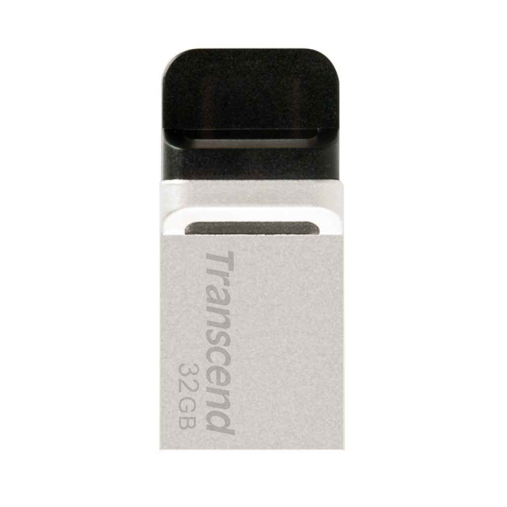 Transcend 32GB JetFlash 880, OTG, USB 3.0, сребрист
