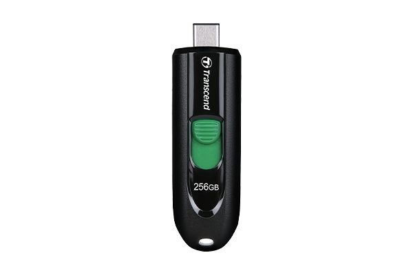 Transcend 256GB USB 3.2 флаш памет, Type-C, без капаче, черен