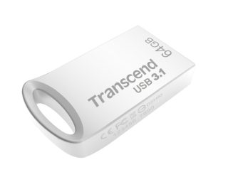 Transcend 64GB JetFlash 710 USB 3.1 флаш памет, сребърно покритие