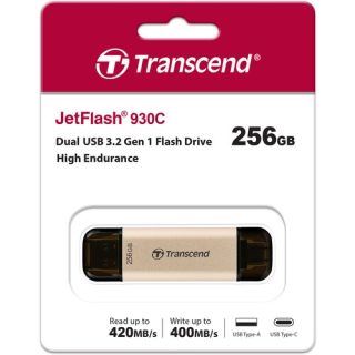 Transcend 256GB USB 3.2 Pen Drive, TLC, High Speed, Type-C