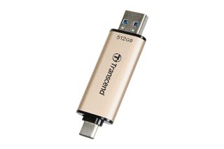 Transcend 512GB, USB 3.2, USB памет, TLC, висока скорост, Type-C (TS512GJF930C)