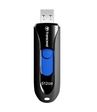 Transcend 512GB, USB3.1, USB флаш, без капачка, черен