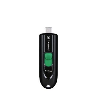 Transcend 512GB, USB 3.2, USB памет, Type-C, без капаче, черен