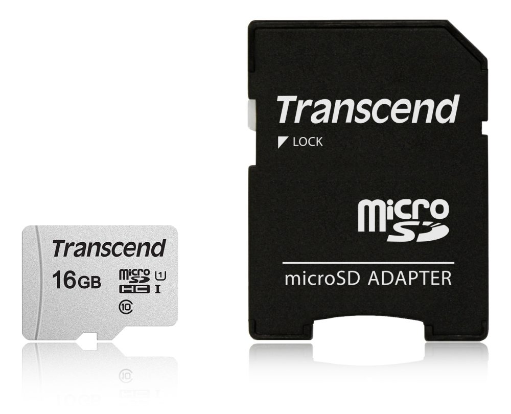 Transcend 16GB microSD с адаптер UHS-I U1
