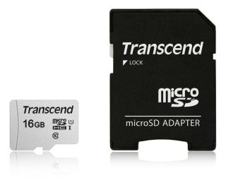 Transcend 16GB microSD с адаптер UHS-I U1