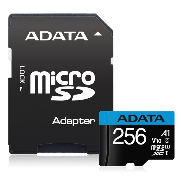 ADATA 256GB MicroSDXC UHS-I CLASS 10 (с адаптер)