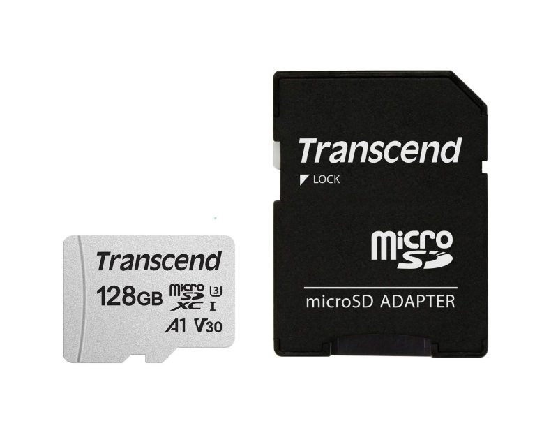 Transcend 128GB microSD с адаптер UHS-I U3 A1