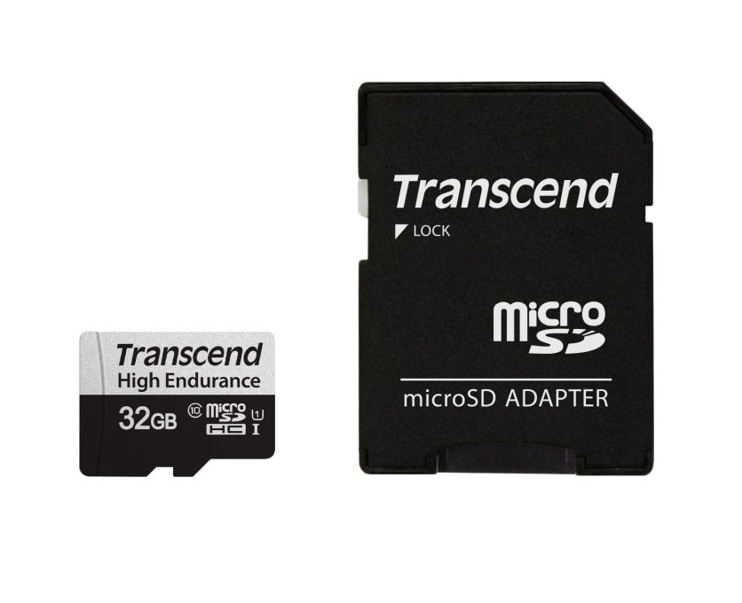 Transcend 32GB micro SD с адаптер U1, High Endurance