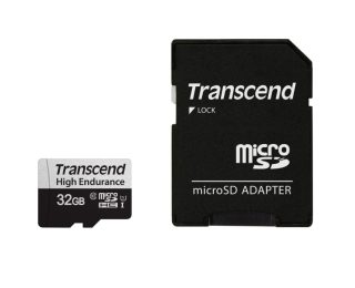 Transcend 32GB micro SD с адаптер U1, High Endurance