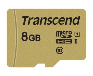 Transcend 8GB micro SD UHS-I U3 (с адаптер), MLC